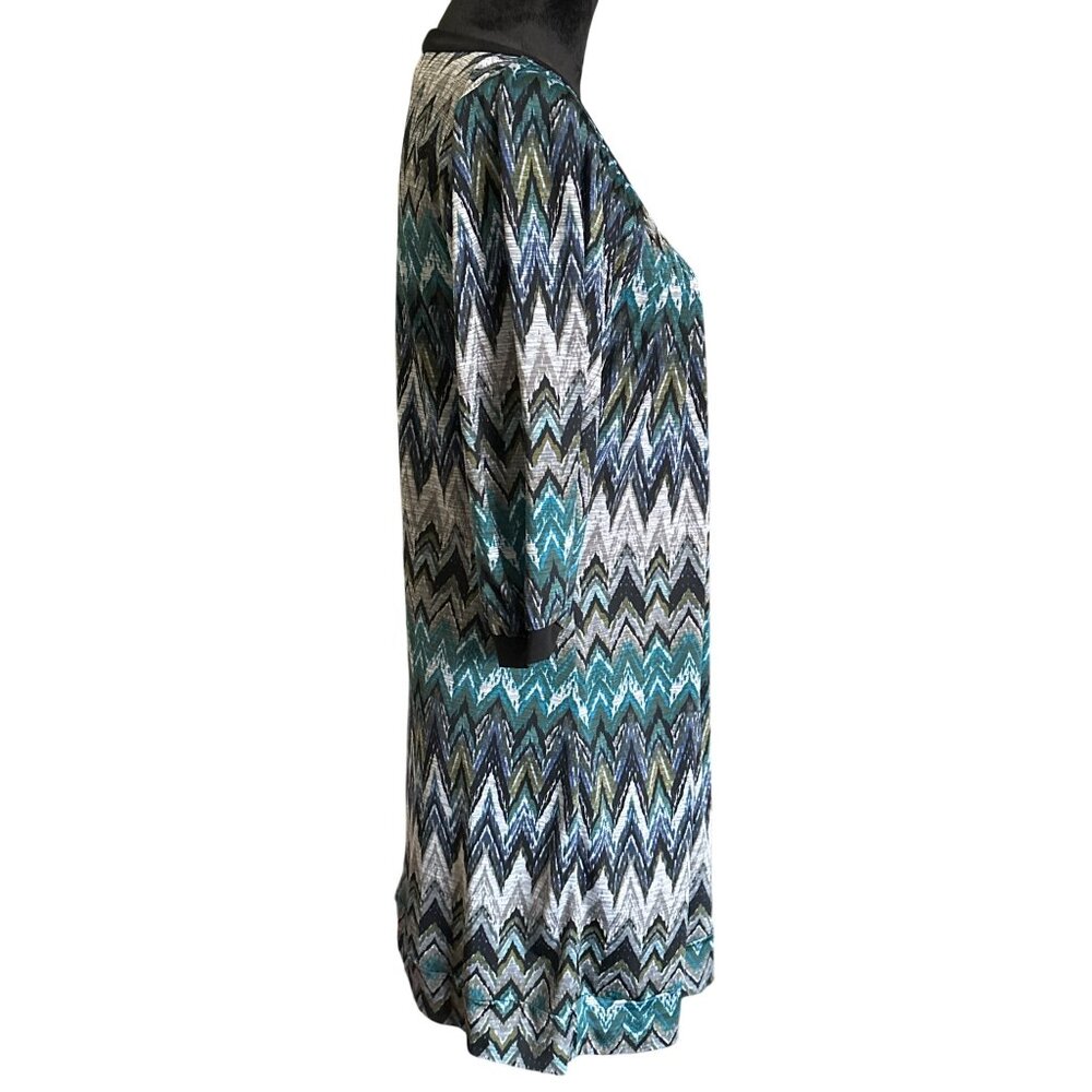 Rabbit Rabbit Rabbit Chevron Print Tunic Top Wome… - image 2